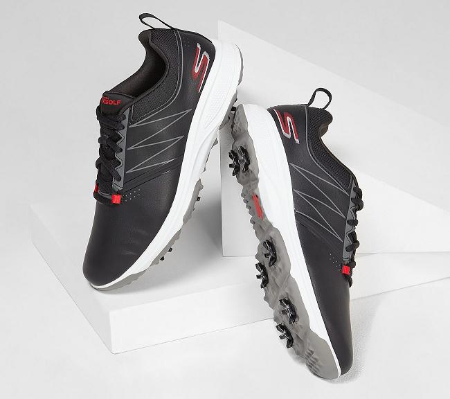 Zapatos de Golf Skechers Hombre - GO GOLF Torque Negro YSERC9403